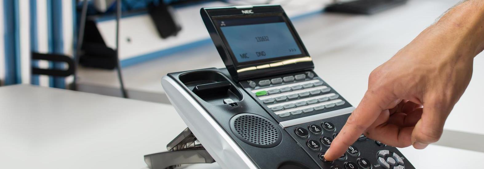 NEC Business Telephone System NEC Station In Use